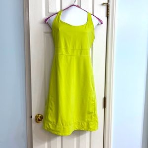 Athletic Light Green Dress with Razorback